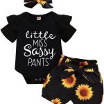 Aoswep Baby Girl Clothes Infant Newborn Girl Outfits Summer Clothes Romper Short